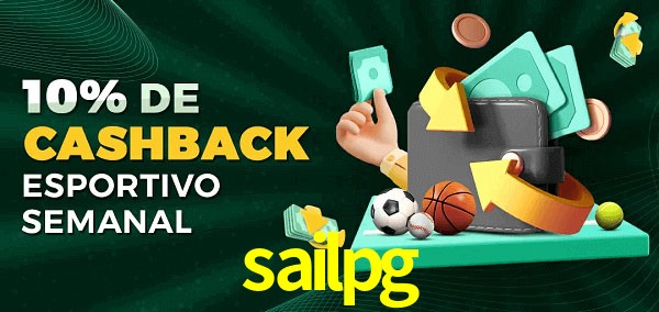 10% de bônus de cashback na sailpg